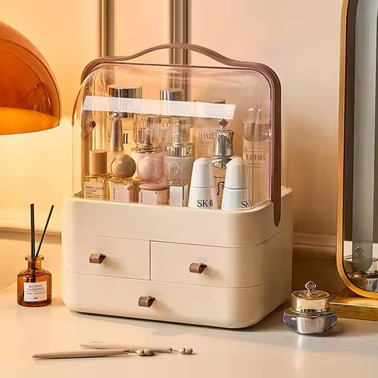Acrylic Double Door Makeup & Cosmetic Organizer